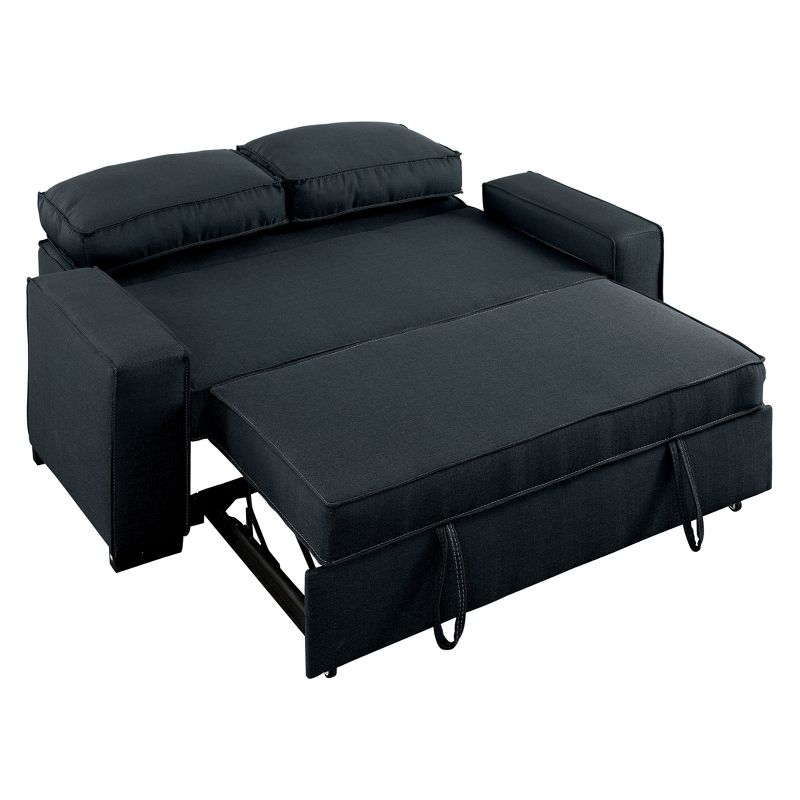 Isbell Contemporary Fabric Sofa Bed Warm Gray - HOMES: Inside + Out