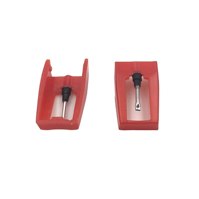 Pack of 2 Turntable Replacement needle with Ceramic Tip for ION iCT09RS Quick Play LP Power Play LP Quick Play Flash Contour LP Vertical Vinyl Archive LP Forever LP