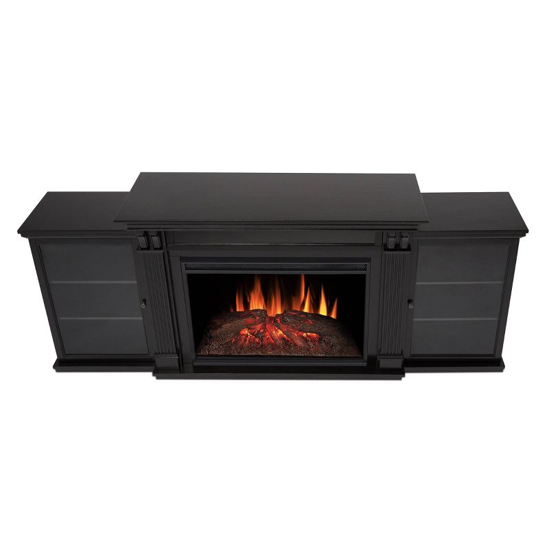 Real Flame Tracey Grand Electric Fireplace Entertainment Center Black