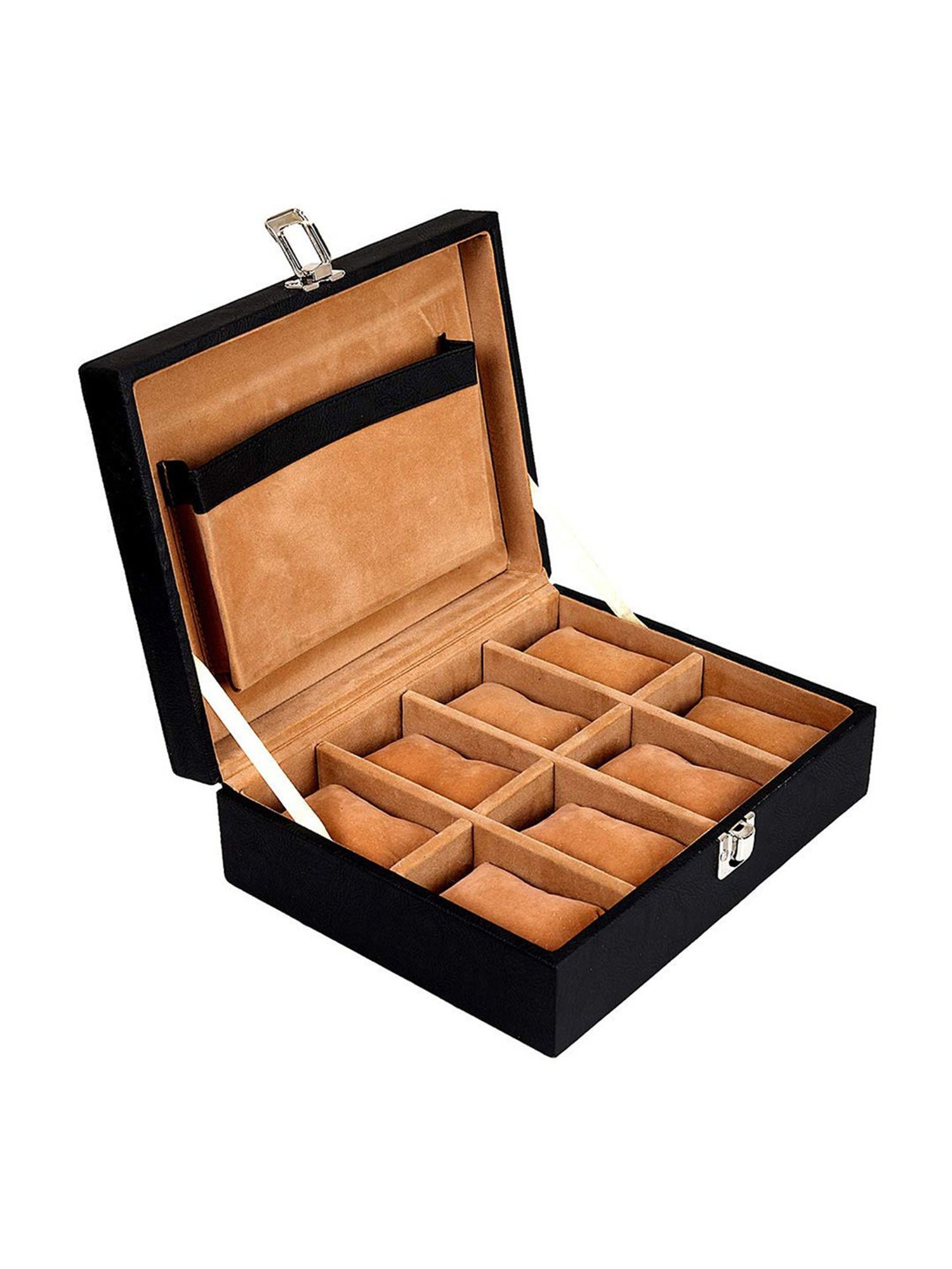 Louis Stitch Brunette Brown Leather Medium Toiletry Pouch