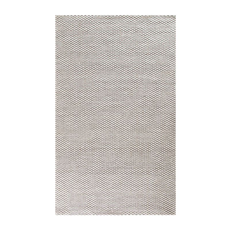 8'x10' Honeycomb Jute Area Rug Gray & Ivory - Anji Mountain