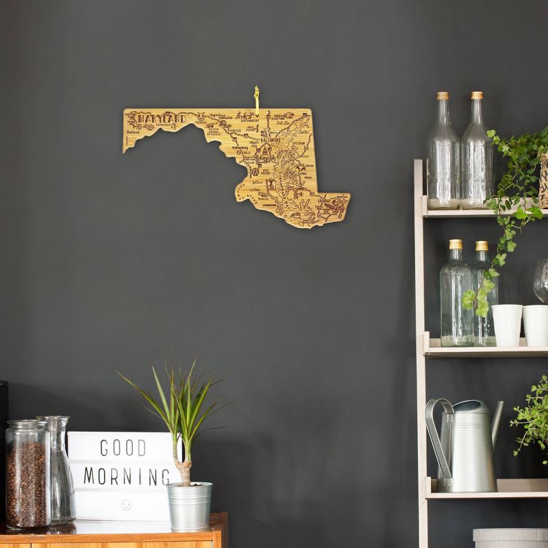 Totally Bamboo Destination Maryland Serving and Cutting Board