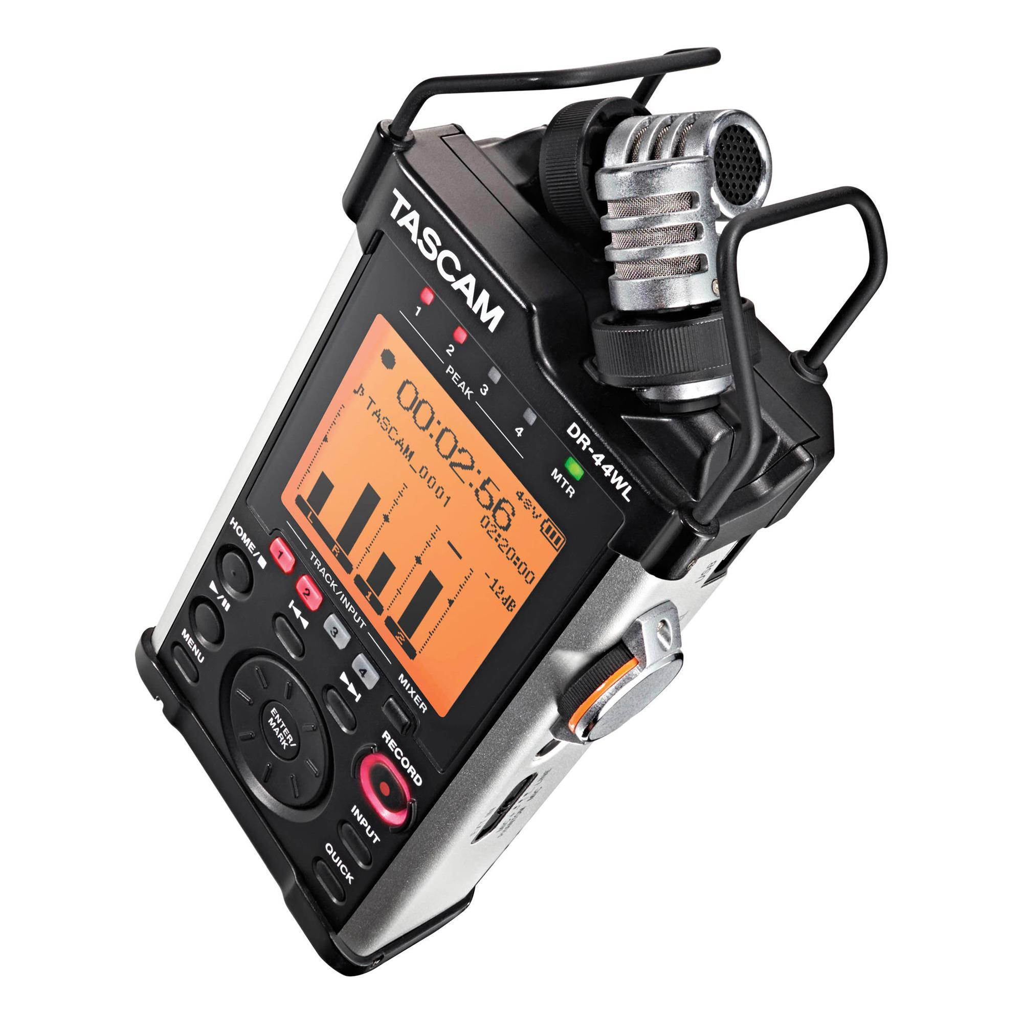 Tascam DR-44WL 4-Channels Handheld Audio Recorder with Wi-Fi