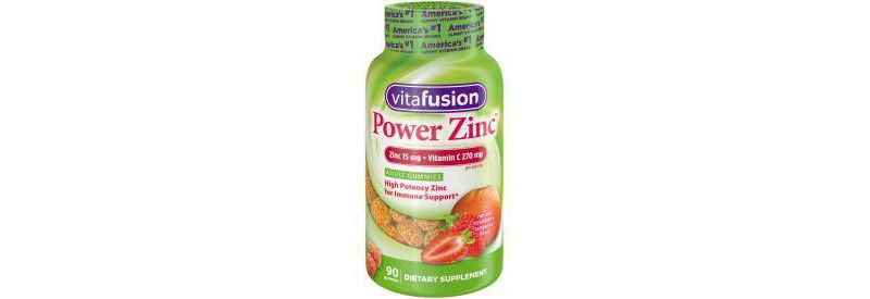Vitafusion Power Zinc Dietary Supplements - 90ct