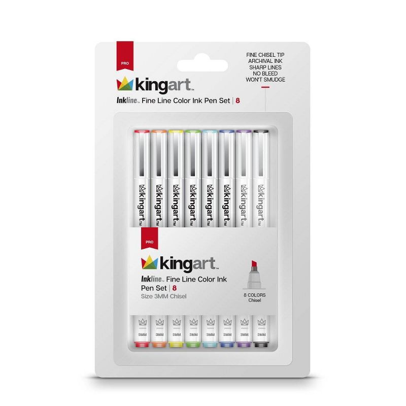 Kingart 125ct Pencils Pens With Paper Pad Bundle