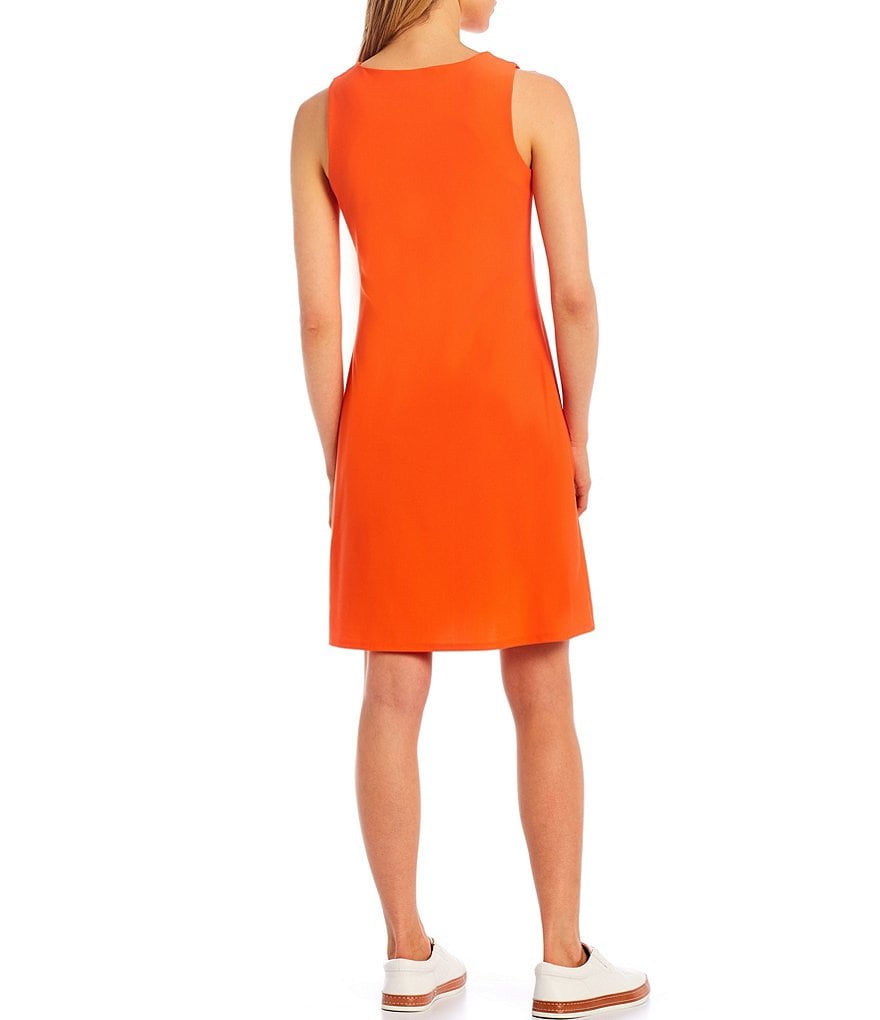 Jude Connally Beth Sleeveless Jewel Neck Shift Dress