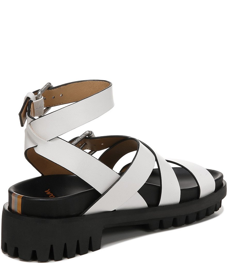 Sam Edelman Eleanora Leather Ankle Wrap Sandals