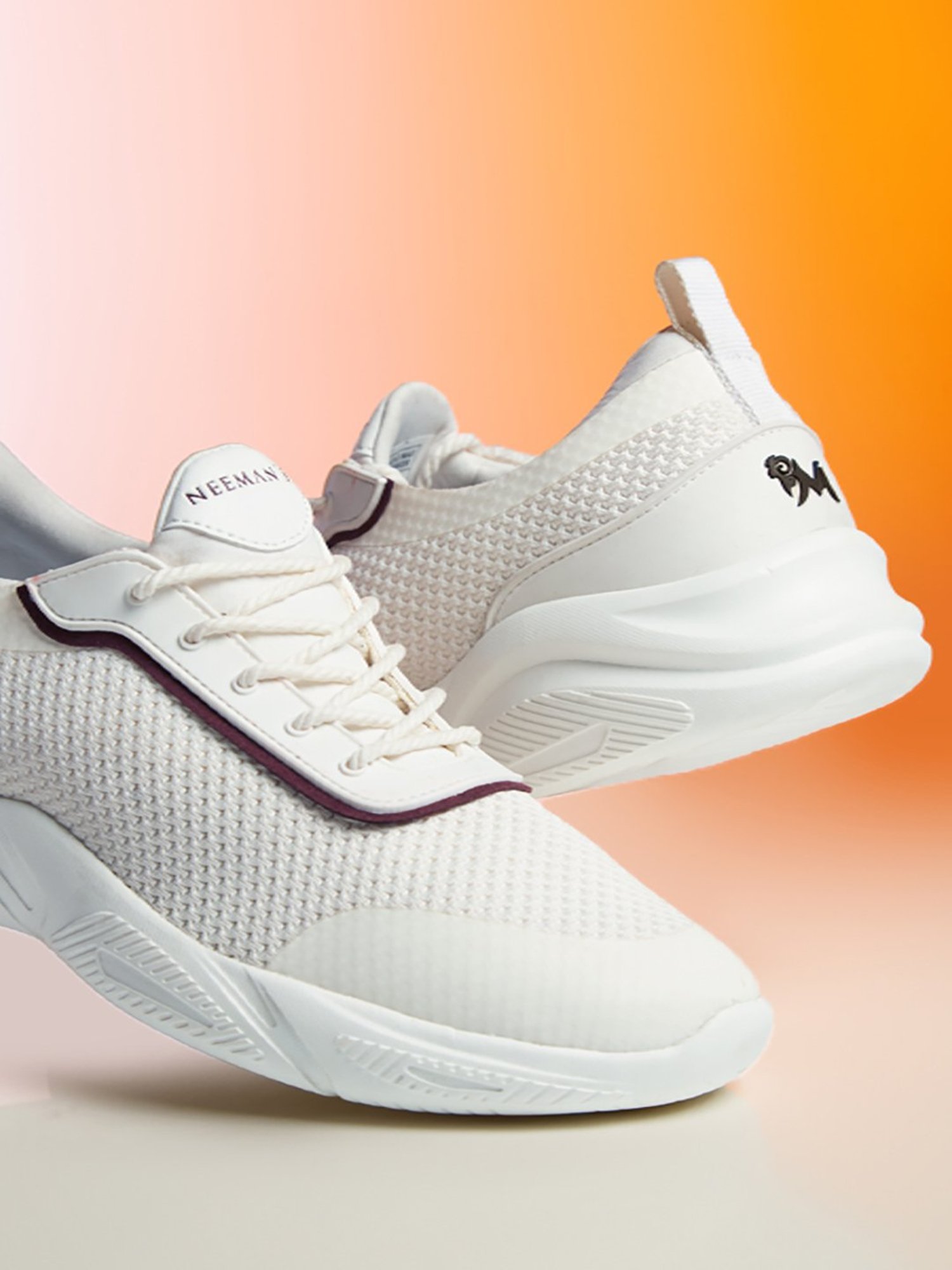 Neemans Men's Sole Max Ivory Running Shoes