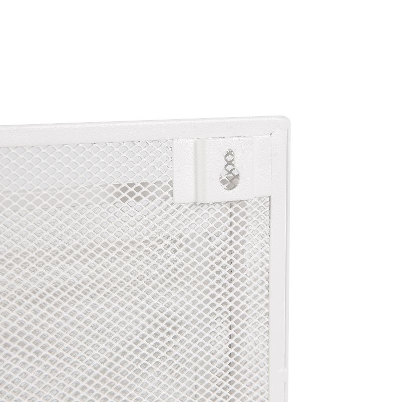 Mesh Hanging File Sorter with Keyholes White - Made By Design™