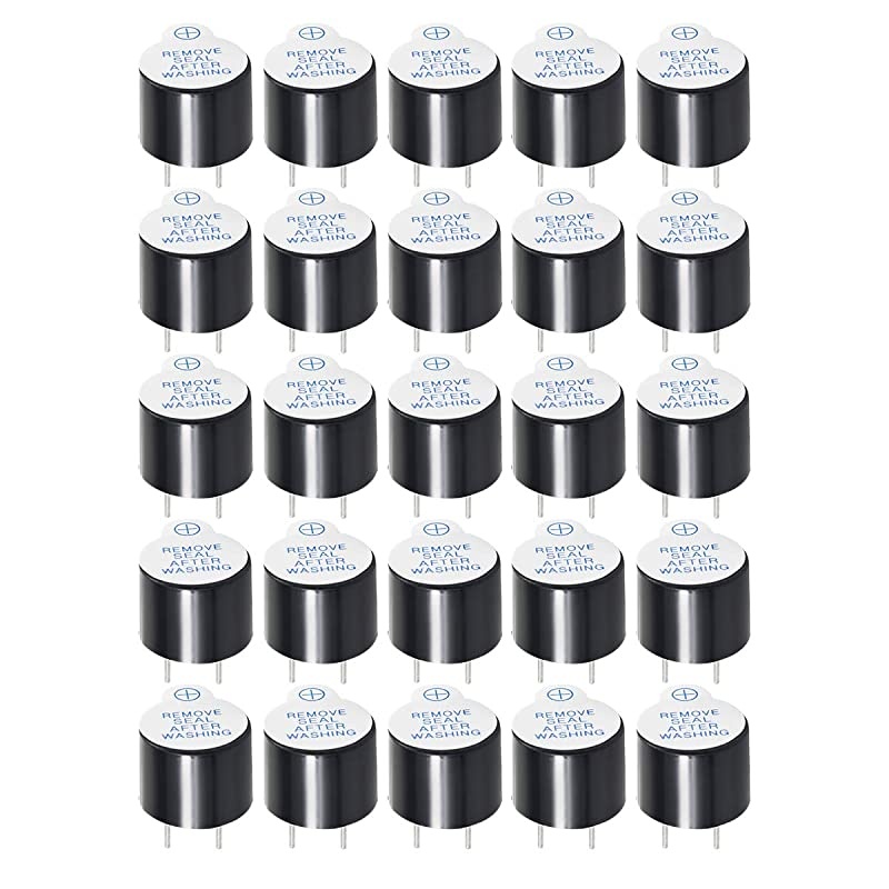 DC5V Active Buzzer Electronic Alarm Magnetic Long Continuous Beep for Arduino 25Pcs