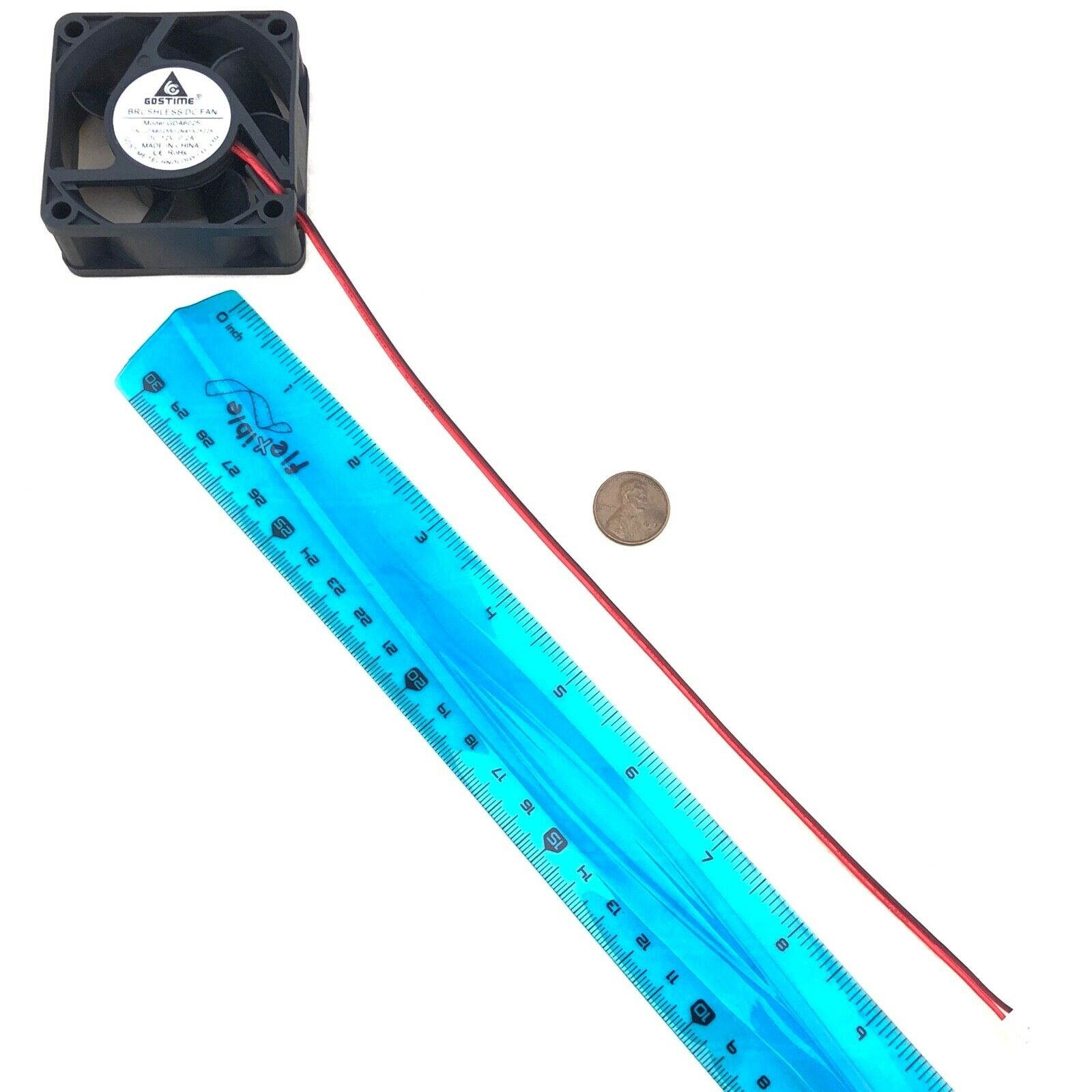 12v 80mm Cooling Fan Long Wire 80x80x10mm DC PC Computer Case Cooler 8010 2-Pin