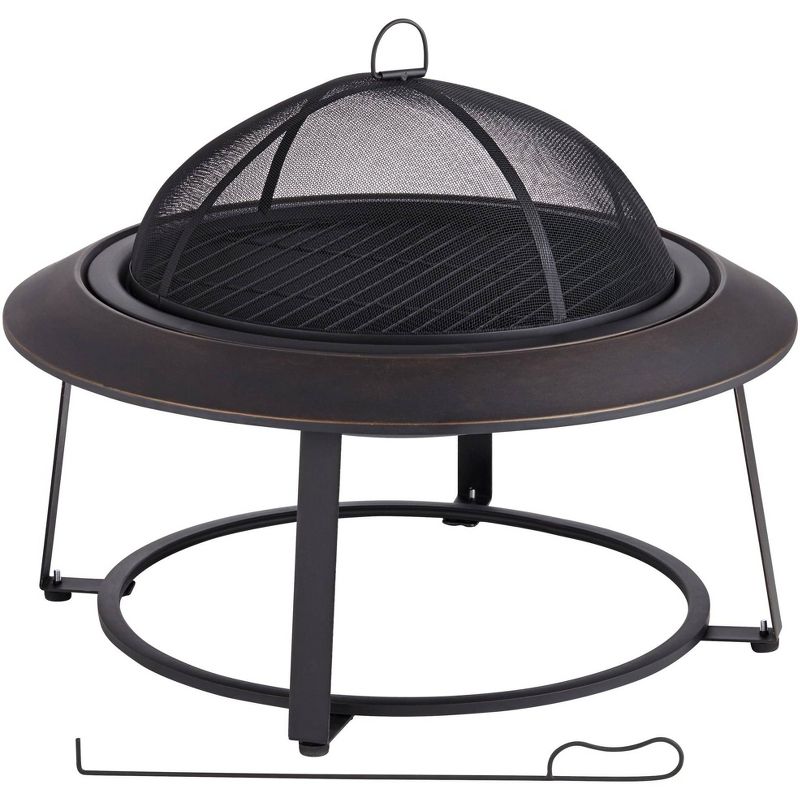 13" Terrazzo Propane Tabletop Fireplace - Beige - Project 62™