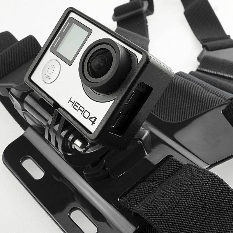 Chest Belt Strap Harness Mount Camera Headstrap Mount + Quick Clip for Gopro Hero 4 Hero 3 Hero 3+ Hero 2 Chest Strap