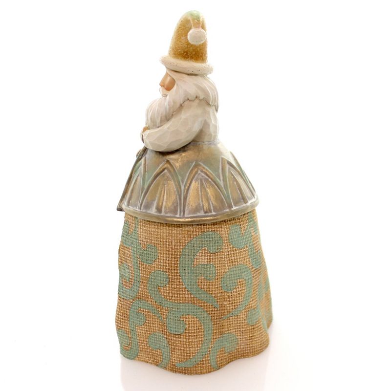 Jim Shore Santa With Skates Figurine River's End Christmas  -  Decorative Figurines