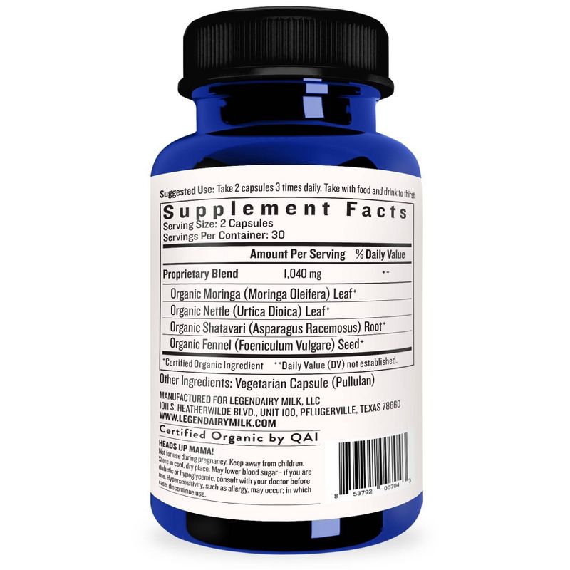 Legendairy Milk Sunflower Lecithin - 1200mg of Organic Sunflower Lecithin per Softgel - 200ct