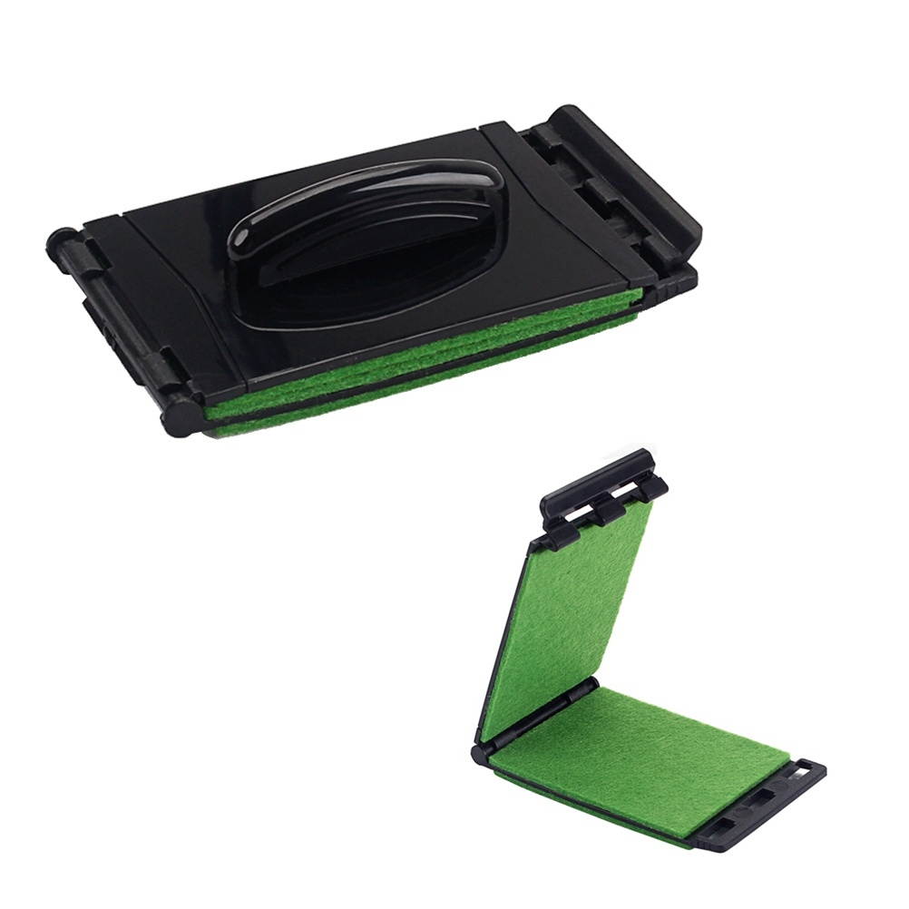 Guitar Bass Strings Scrubber Cleaner Fretboard Fingerboard Rub Cleaning Tool Maintenance Brush Tool for Guitar Bass Ukulele Banjo Stringed Musical Instruments (Green)