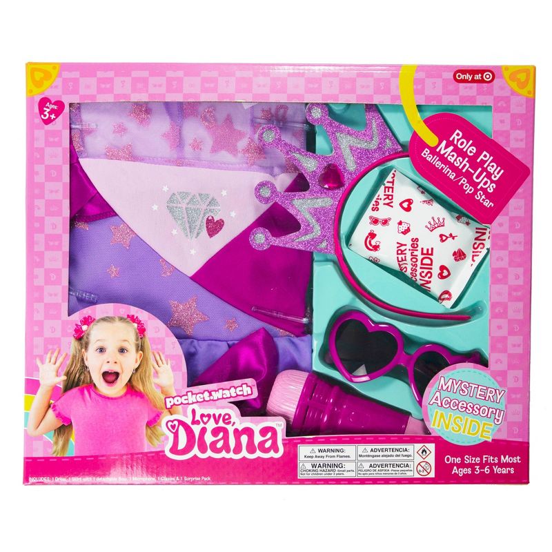 Love, Diana Ballerina Rockstar Role Play Set