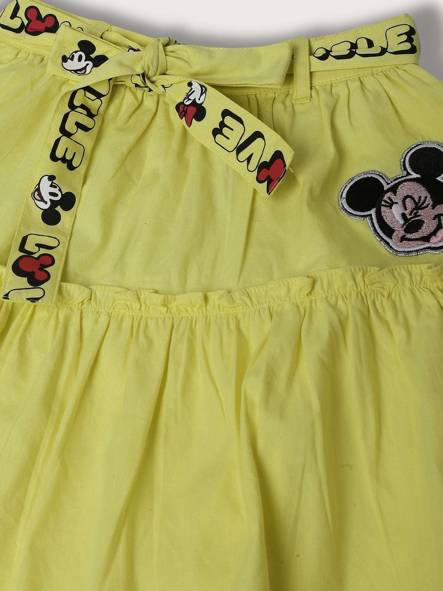 MINIKLUB Kids Blue Cotton Embellished Skirt