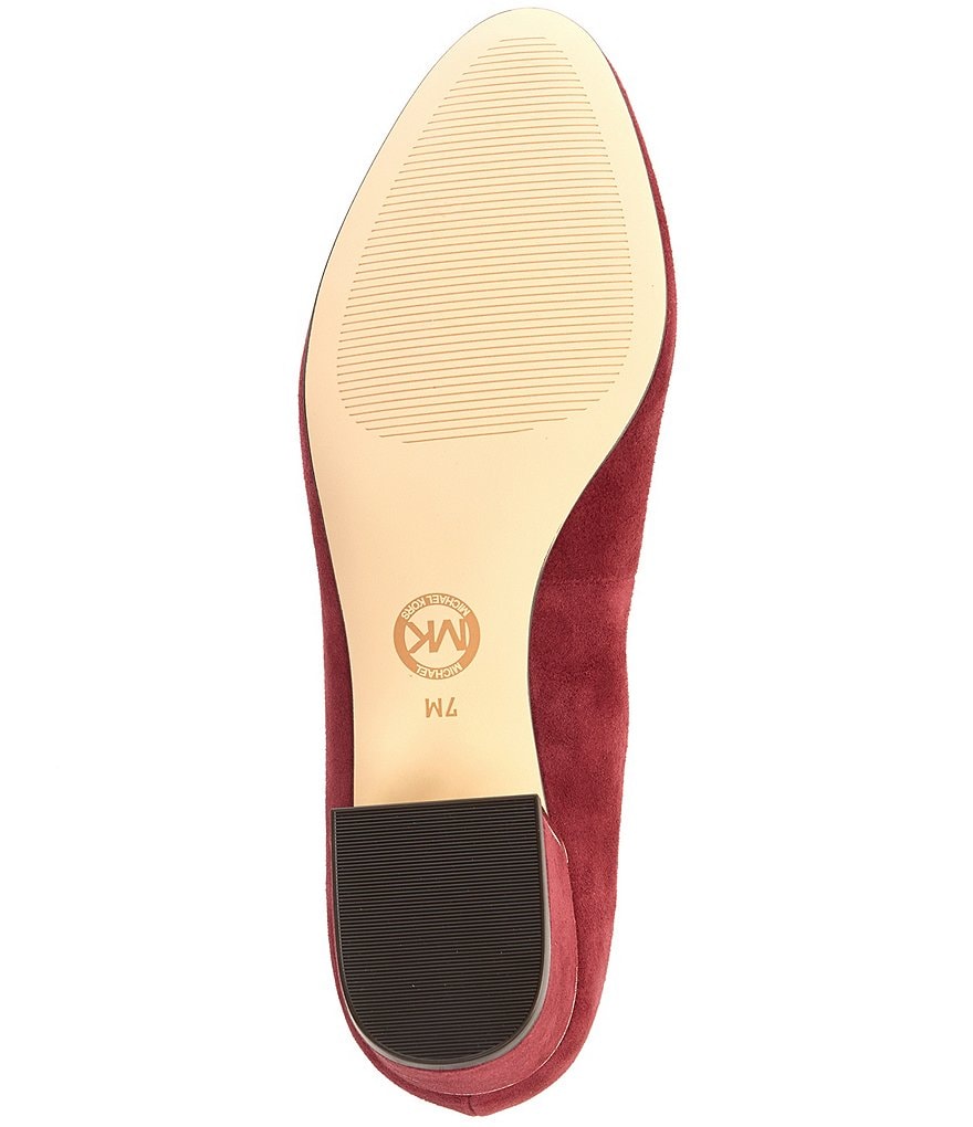 MICHAEL Michael Kors Lana Suede Block Heel Pumps