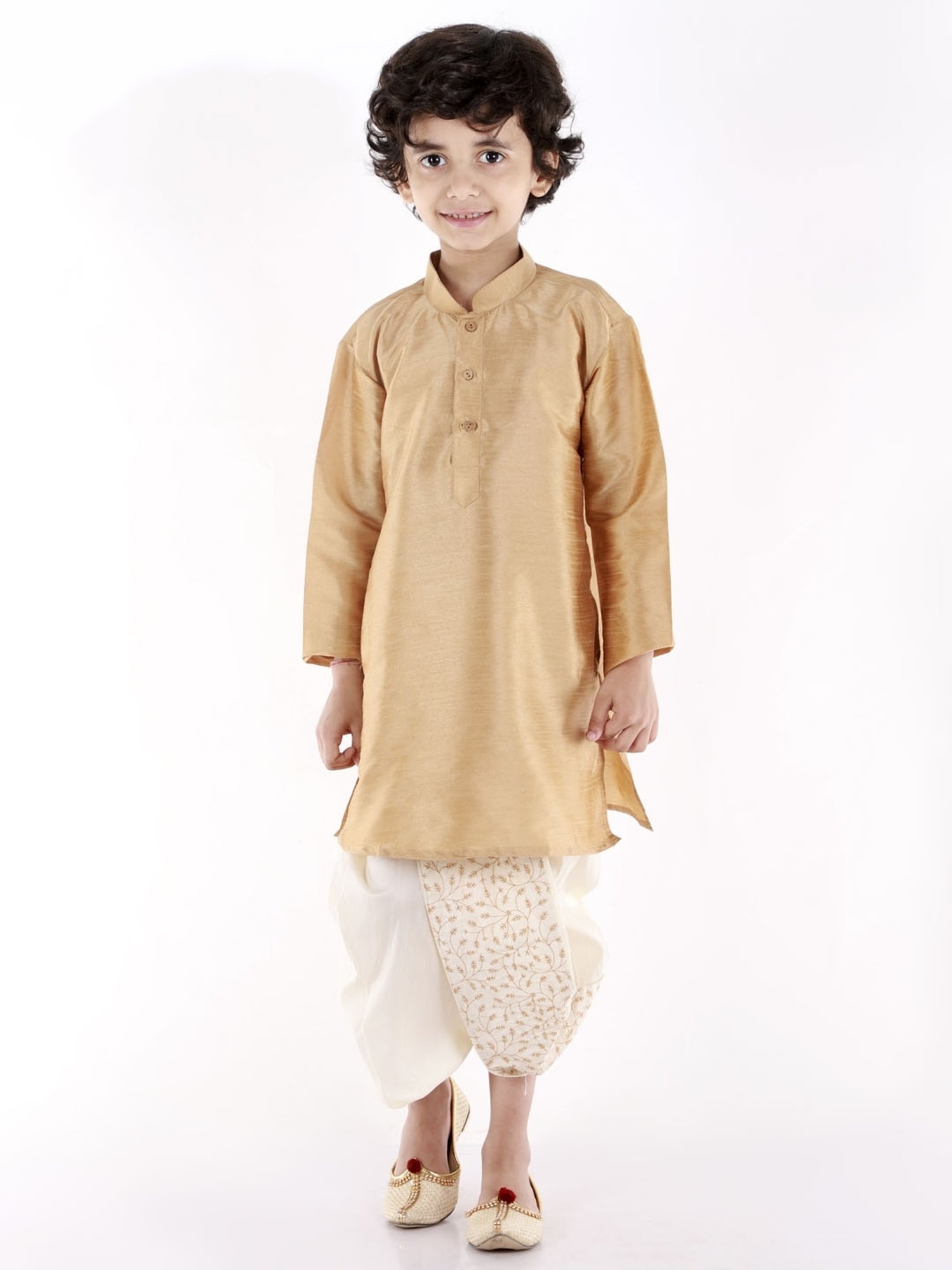 Juniors by Lifestyle Boys Beige Cotton Solid Woven Bottom