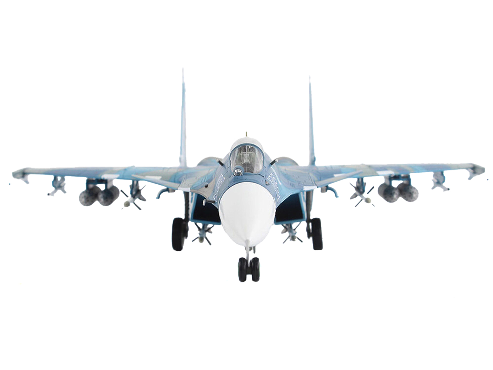 Sukhoi Su-24M Fencer-D Bomber Aircraft "Ukraine War" (2023) Ukrainian Air Force 1/72 Diecast Model by JC Wings