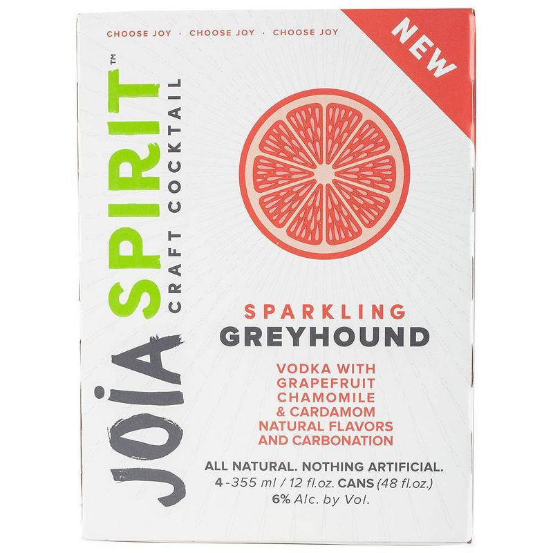 Joia Spirit Sparkling Grayhound Cocktail - 4pk/12 fl oz Cans