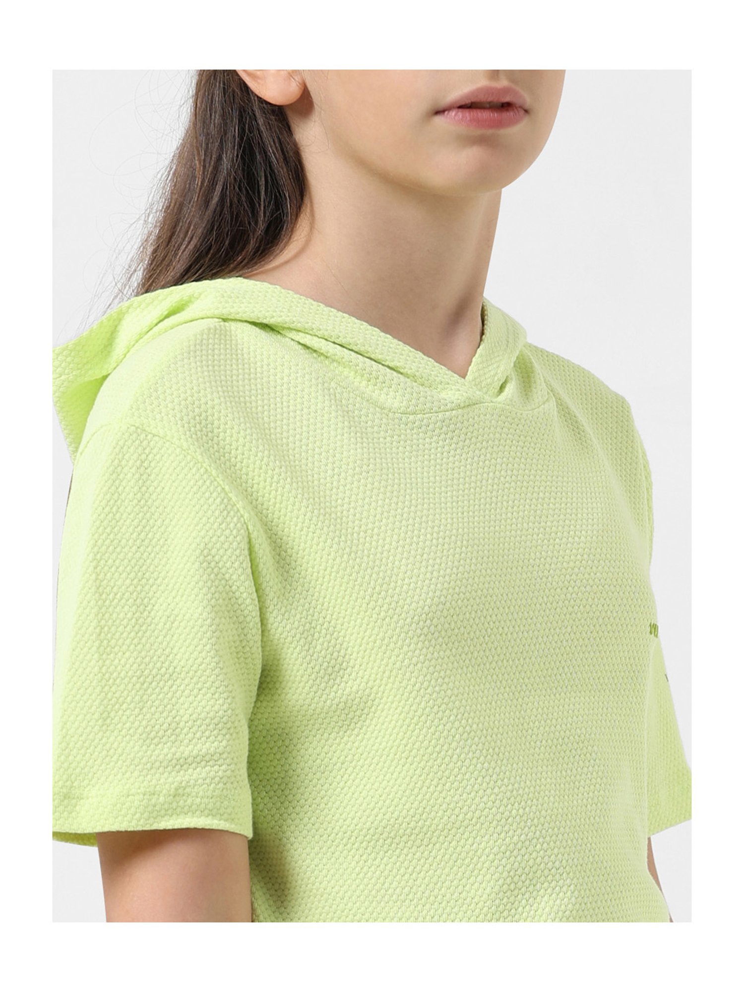 VERO MODA GIRL Green Solid Top
