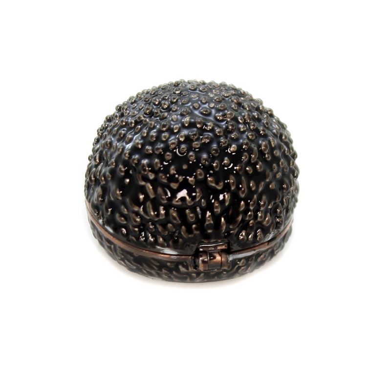 Hinged Trinket Box 1.0" Hedge Hog Box Spiny Mammal Woodland  -  Decorative Figurines