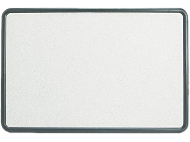 Quartet 699370 Contour Granite-Finish Tack Board, 36 x 24, Black Frame