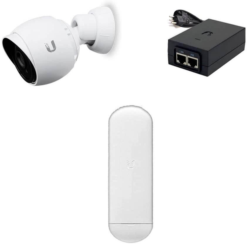 UniFi Video Camera G3 Indoor/Outdoor 1080p with NanoStation AC 5 GHz and PoE Injector 24W