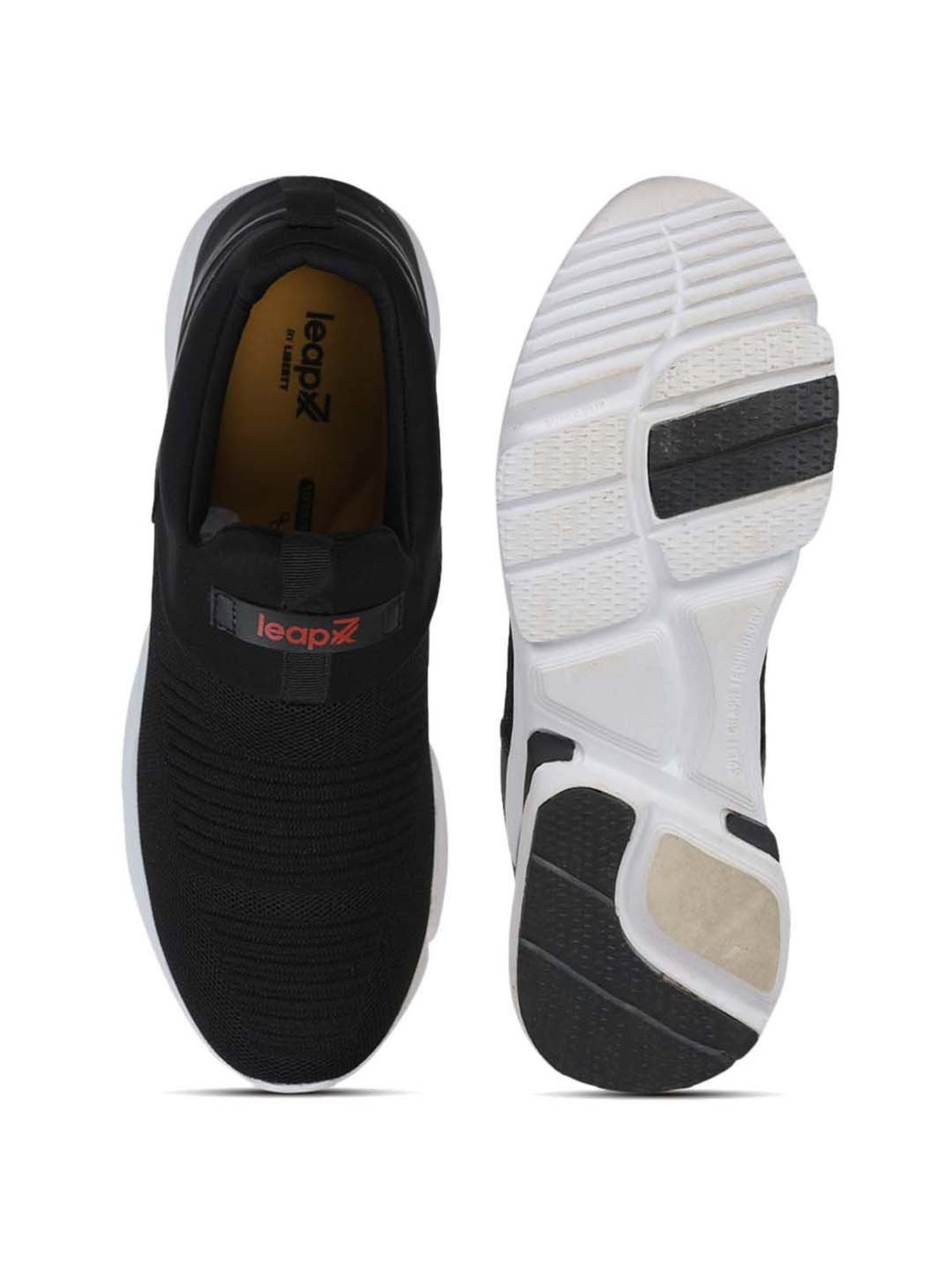 Leap7x by Liberty Men's Black Running Shoes