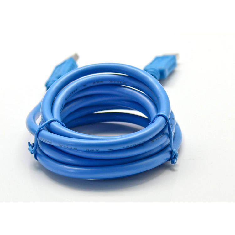 DTECH CU0121 6 ft. Blue USB 3.0 A Male to A Male Cable 6 feet
