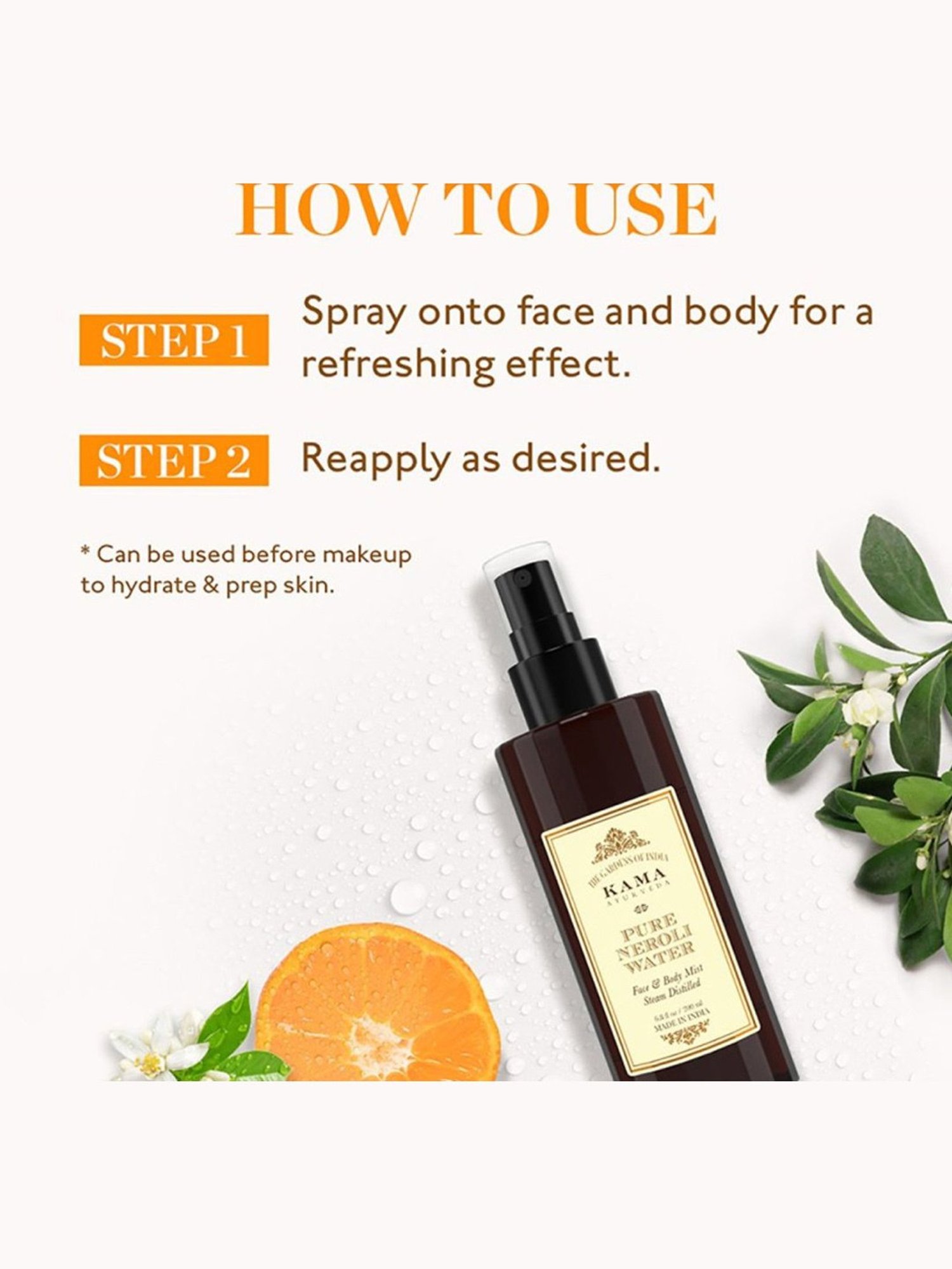 Kama Ayurveda Pure Neroli Water - 50 ml