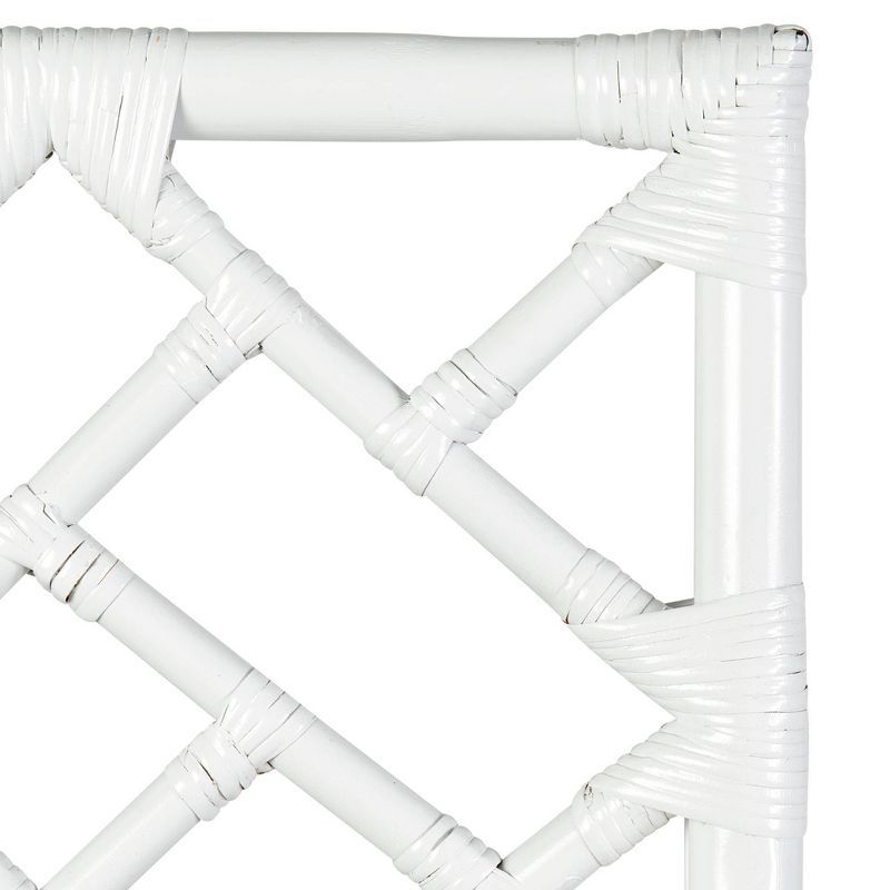 Stacie Rattan Barstool White - East At Main