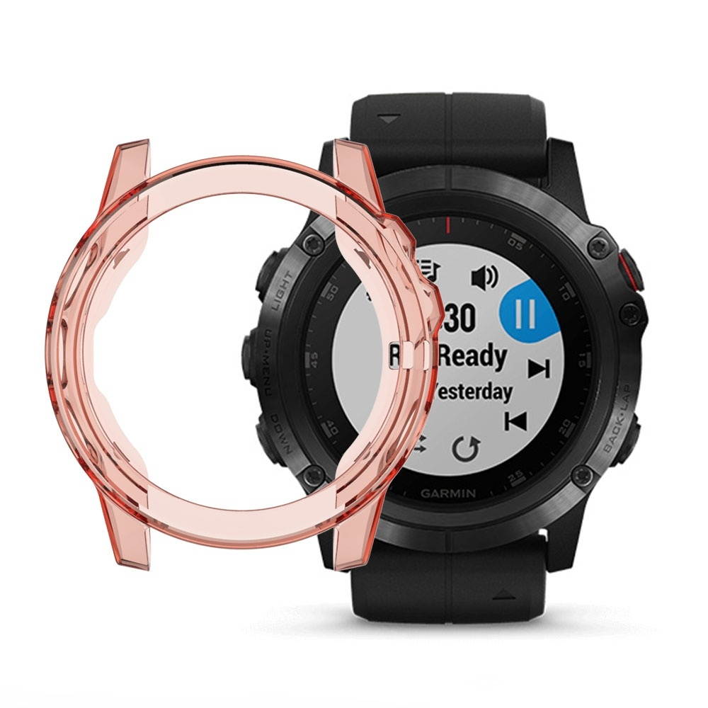 For Garmin Fenix 5X TPU Translucent Watch Case