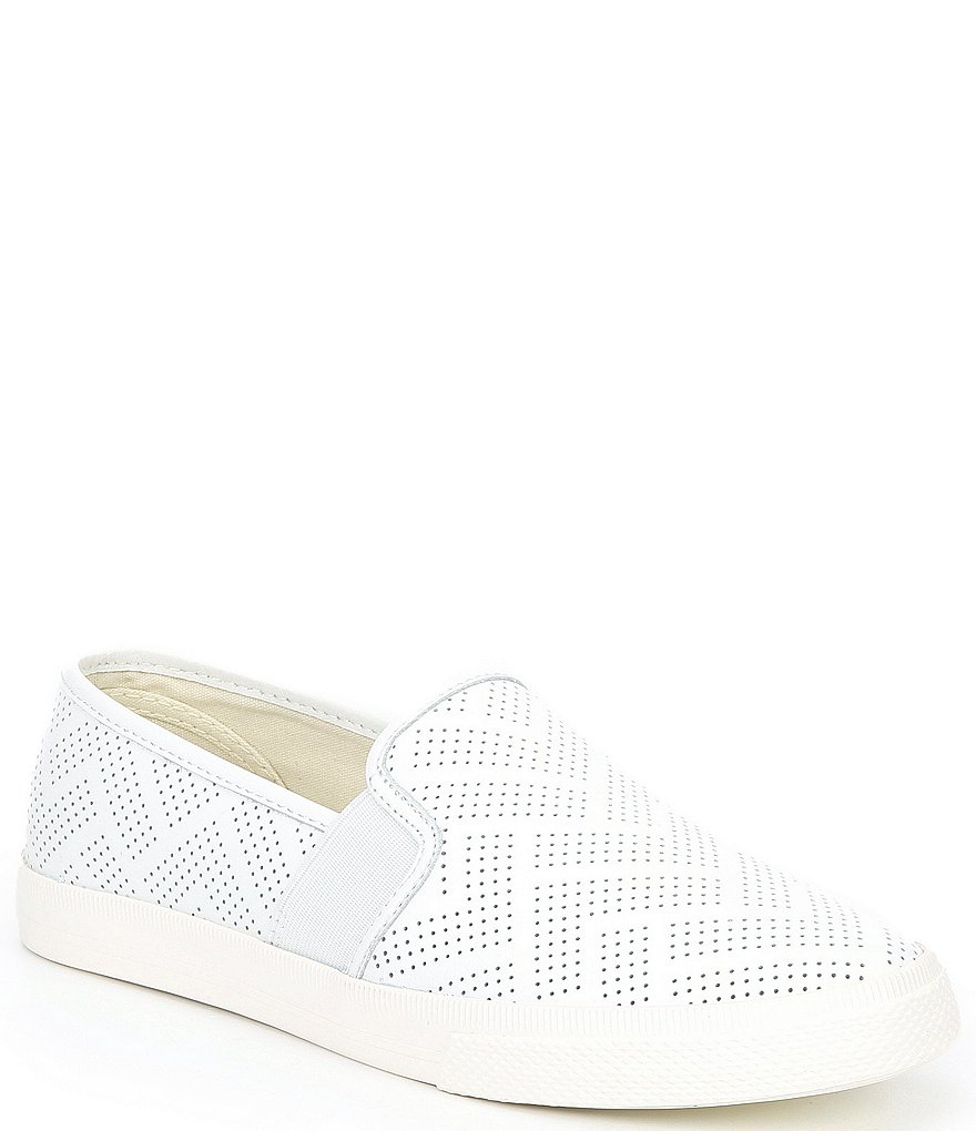 Lauren Ralph Lauren Jinny Perforated Leather Slip-On Sneakers