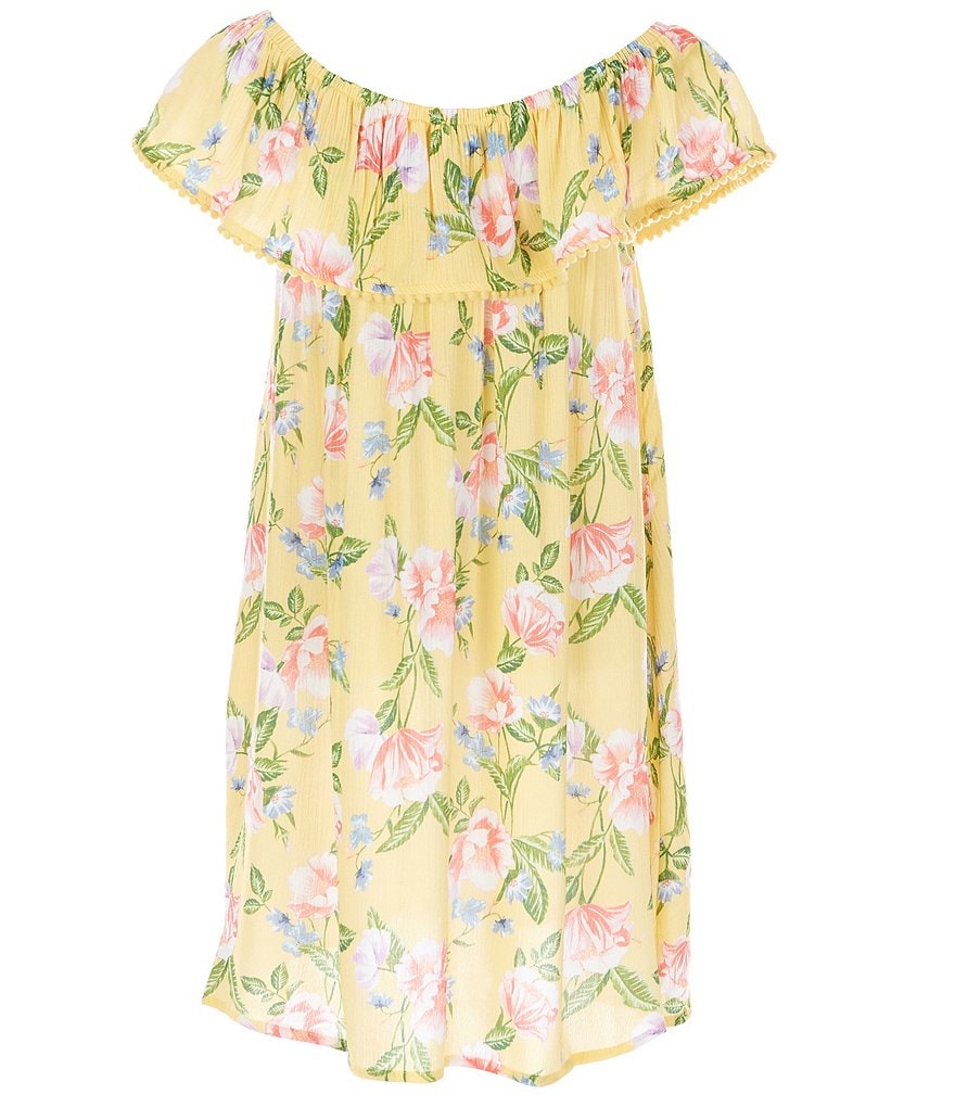 Flapdoodles Big Girls 7-10 Rainbow Tankini & Skirted Two-Piece Swimsuit