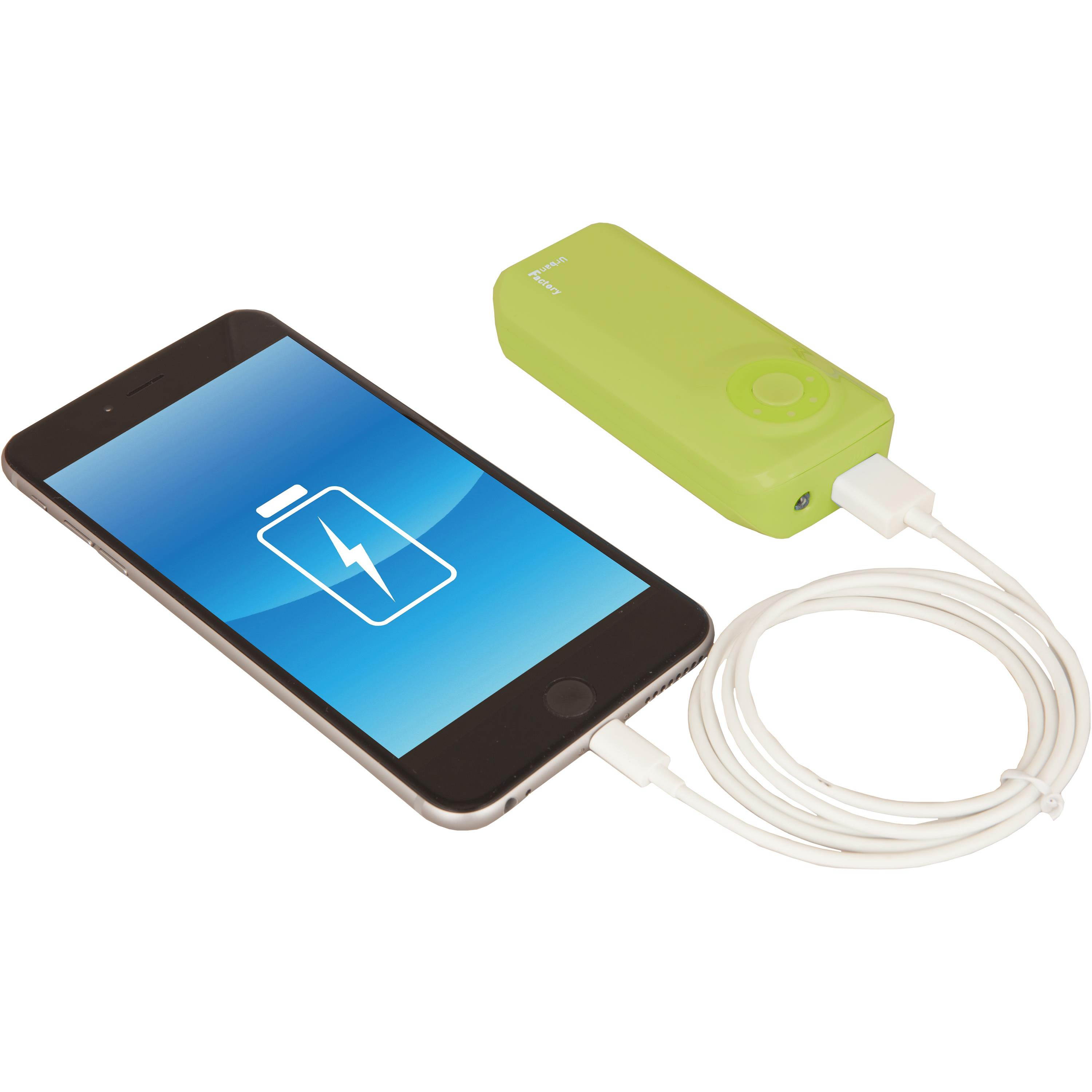 URBAN FACTORY EMERGENCY BATTERY 4400MAH GREEN