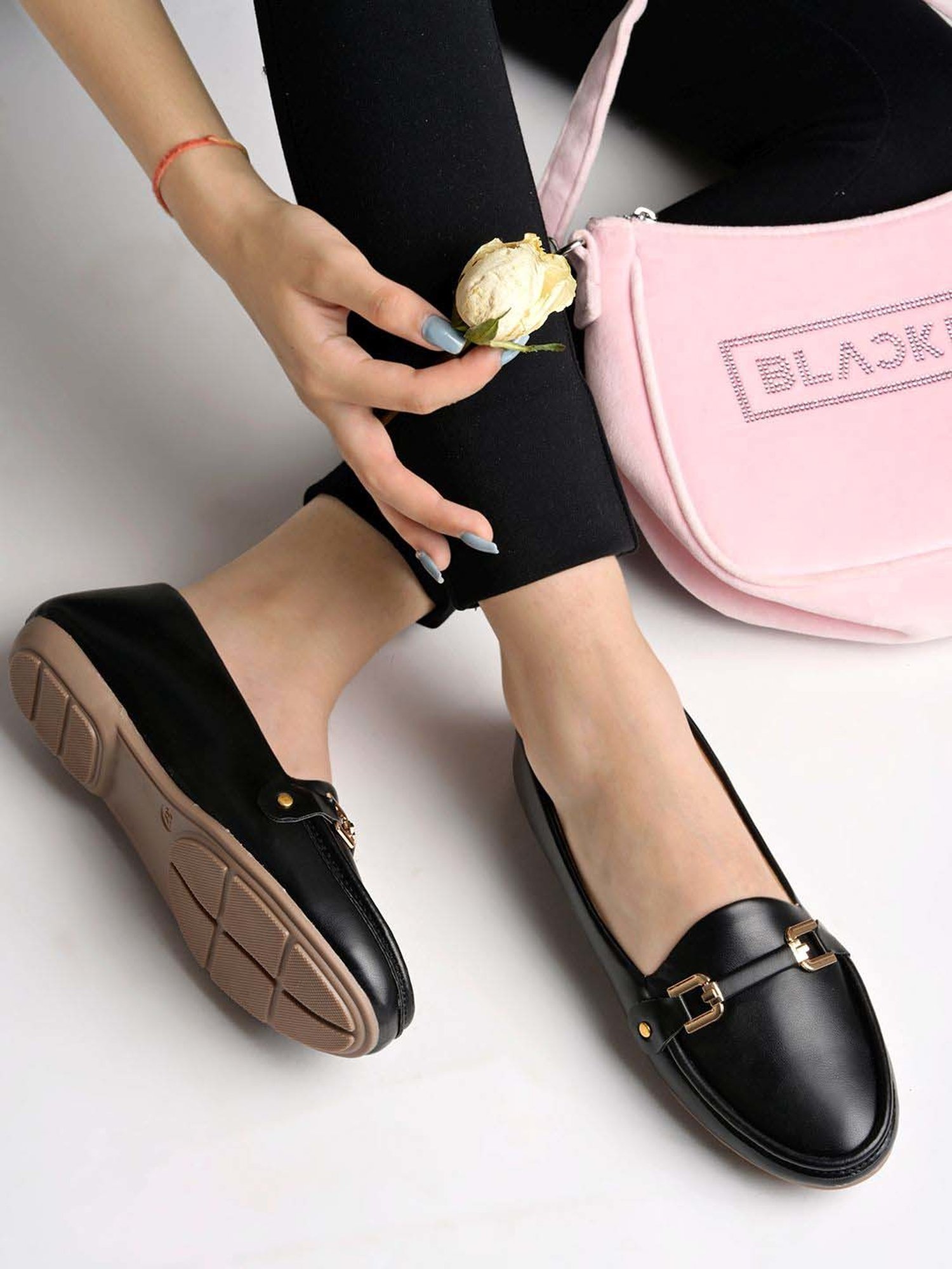 Shoetopia Kids Black Casual Slip-Ons