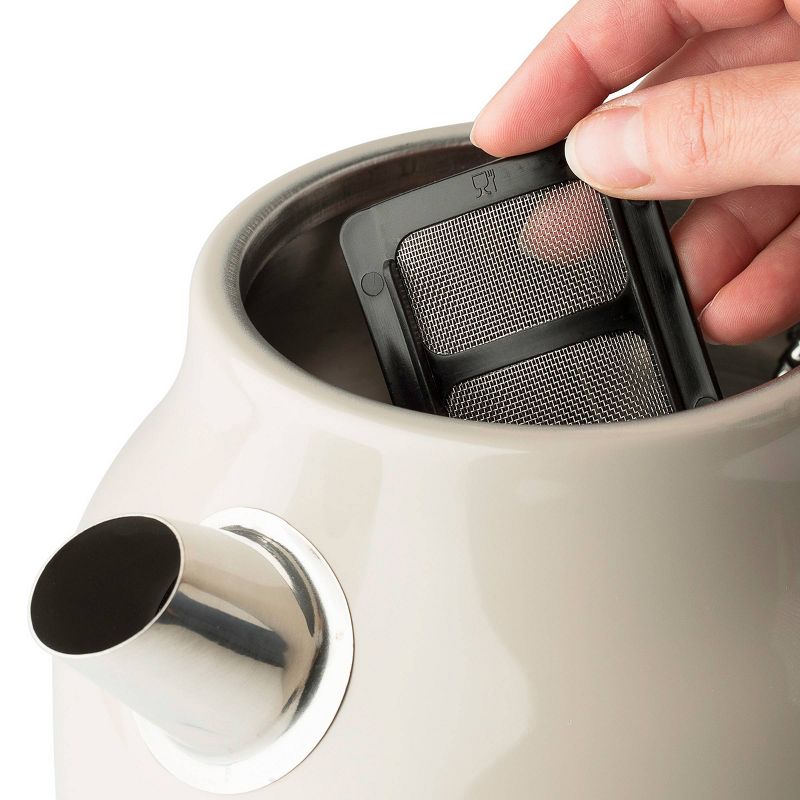 Haden Dorset 1.7L Stainless Steel Electric Kettle - Beige