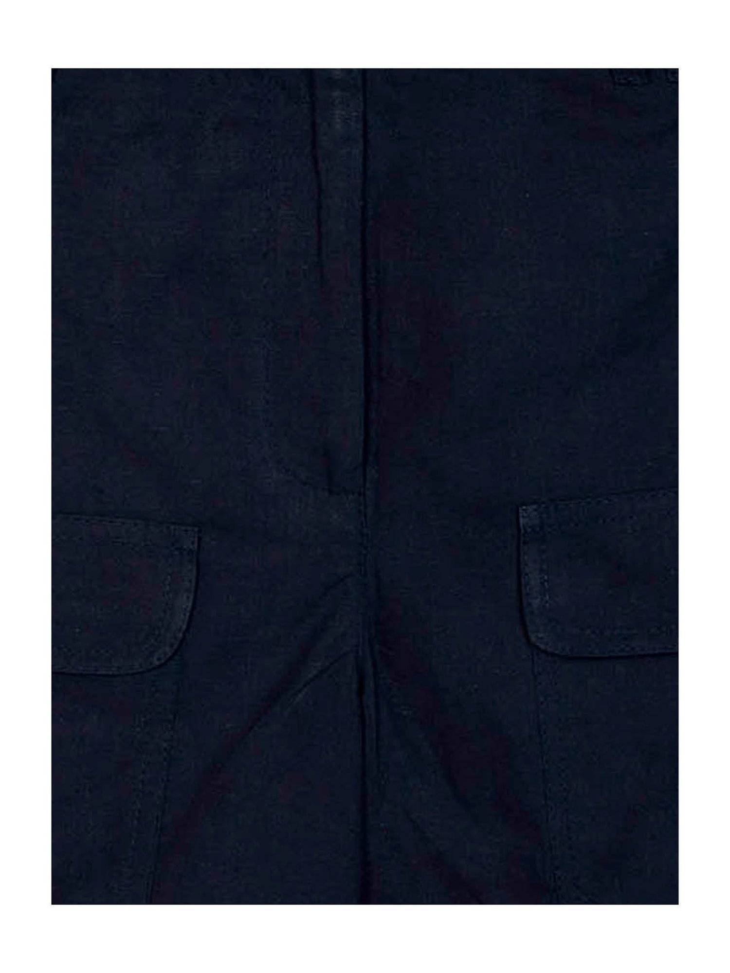 Budding Bees Kids Navy Solid Shorts