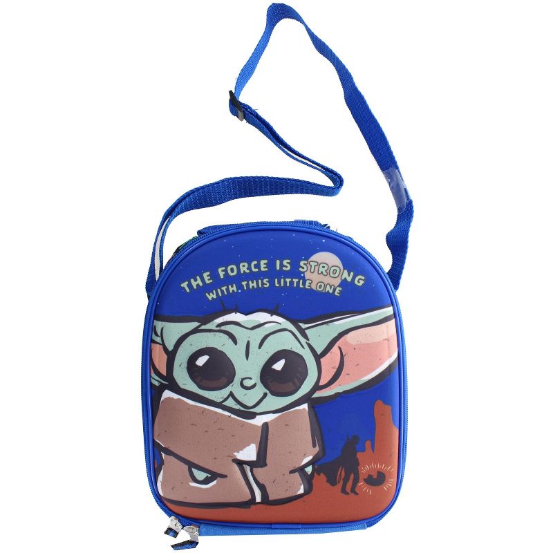Accessory Innovations Company Star Wars The Mandalorian The Child 3D Lunch Kit with Long Strap