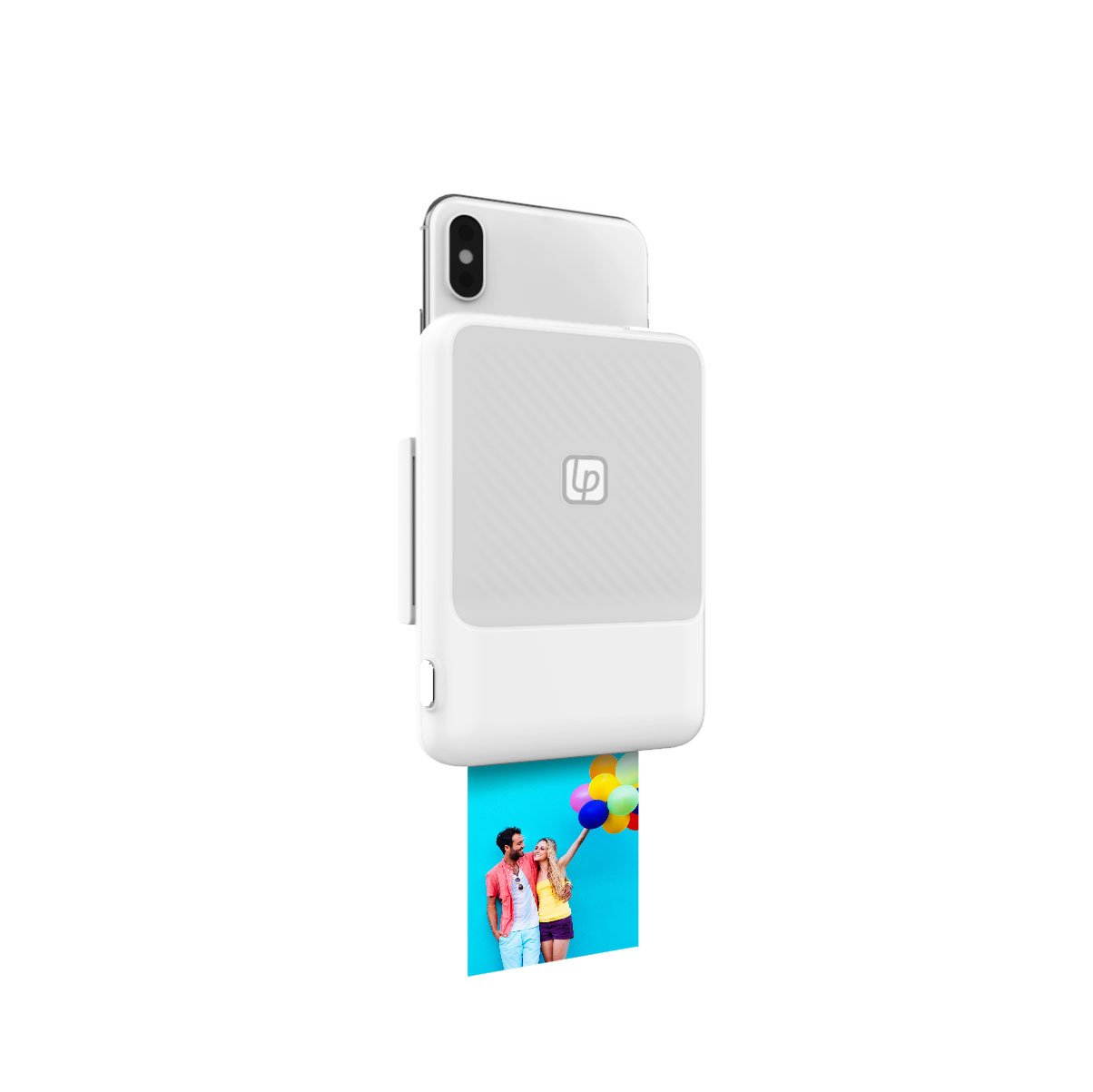 lifeprint 2x3 instant printer for iphone. turn your iphone into an instantprint camera for photos and video!  white