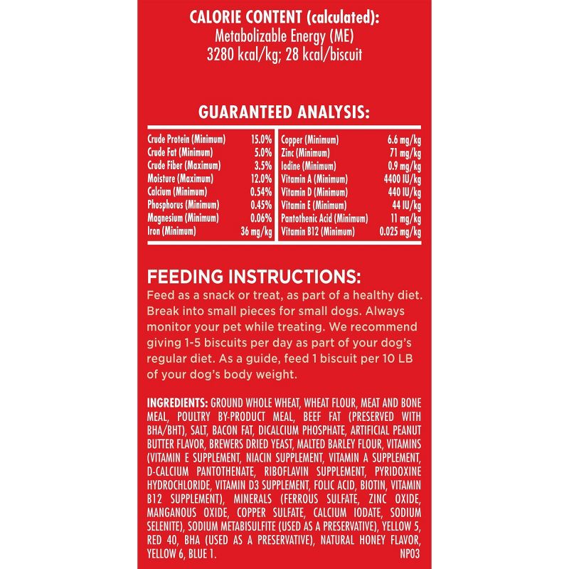 Milk-Bone Peanut Butter Flavor Dog Treats Variety Pack - Small/Medium - 7 lb.