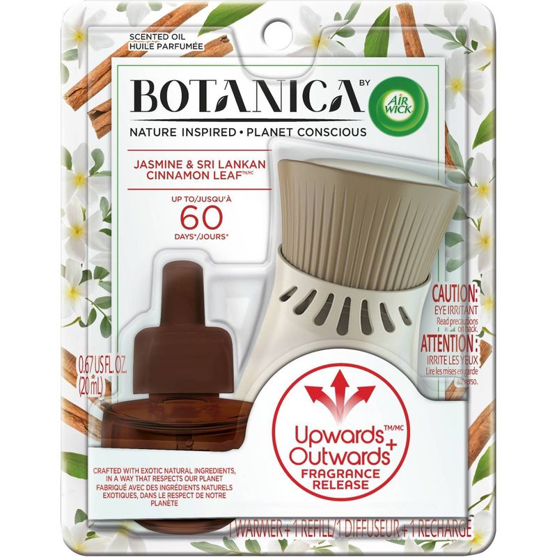 Air Wick Scented Oil Air Freshener Jasmine and Sri Lankan Cinnamon Leaf Starter Kit - 0.67 fl oz
