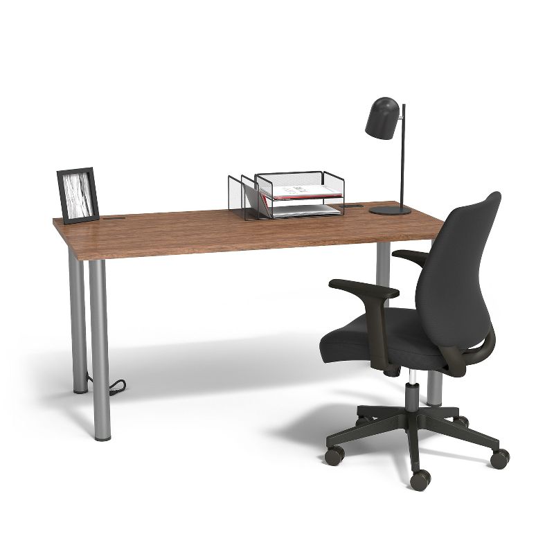 Union & Scale Essentials Fabric Task Chair, Black (UN59380) 