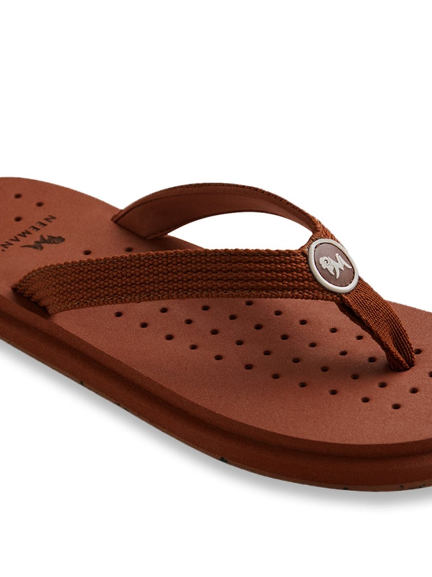 Neemans Women's Eco Flips Brown Flip Flops