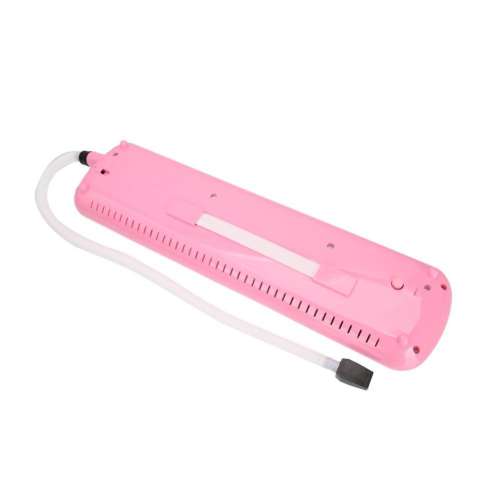 32 Piano Keys Melodica Musical Instrument for Beginners w/ Carrying Bag Pink