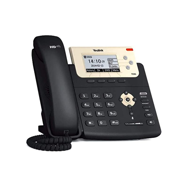 T23G IP Phone 3 Lines 28Inch Graphical LCD DualPort 10100 Ethernet 8023af PoE Power Adapter Not Included SIPT23G