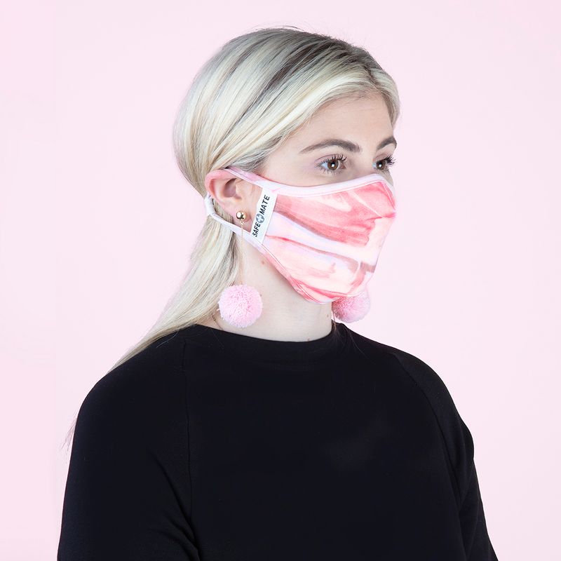 Copper Compression Infused Face Mask - Black - L/XL